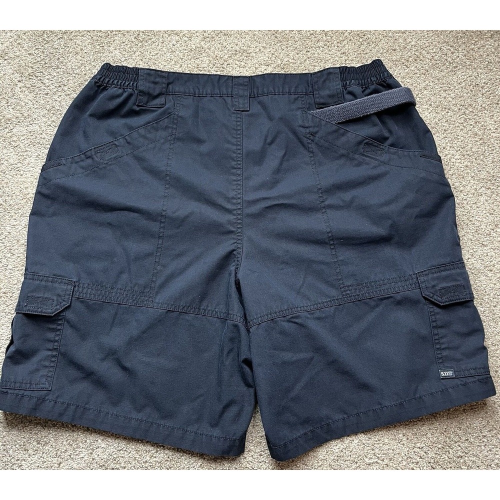 5.11 Tactical Mens Cargo Work Shorts Navy Blue Size 42 - Picture 4 of 8